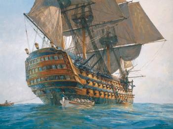 Hunt, Geoff : HMS Victory 100-gun ship